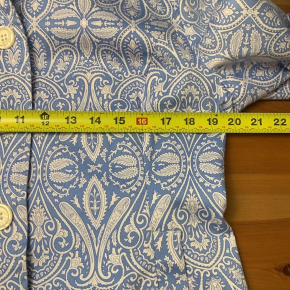 Tabi Vintage Lined Blazer, Pockets, Quality Construction, Pale Blue w White - Picture 7 of 16